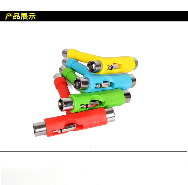 Cờ lê loại T đặc biệt dành cho ván trượt Cài đặt công cụ gỡ lỗi ván trượt chuyên nghiệp Gửi cờ lê dọc Cờ lê đa năng - Trượt băng / Trượt / Thể thao mạo hiểm mũ bảo hiểm thể thao trẻ em