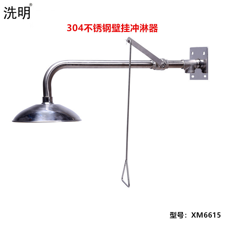 Eye Washing Factory 304 stainless steel ABS mounted stainless steel emergency shower