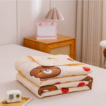 Air conditioning by summer cool by thin section Quilt Summer Double Machine Washable Washed Cotton Children Single Spring Autumn Quilt Core