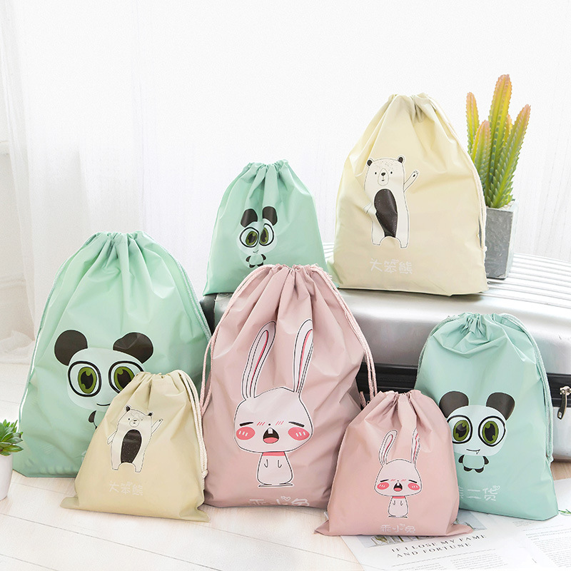 2021 Small Cloth Bag Small Item Storage Bag Travel Portable Drawstring God Bag Drawstring Pocket Dustproof Bag Bag