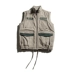 Mùa đông Hàn Quốc dụng cụ quân sự vest nam nhiều túi cotton vest Mỹ retro thanh niên dày vest vest Áo vest cotton
