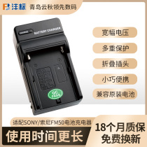 沣标FM50充电器F970 F750 F550 F750照相机单反锂电池座充专用