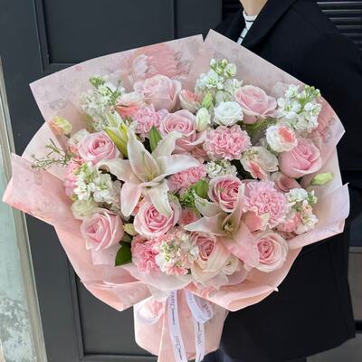 Mother's Day carnations, birthday bouquets for elders, same-city express delivery of flowers in Guangzhou, Dongguan, Foshan, Zhongshan, Qingyuan and Zhuhai