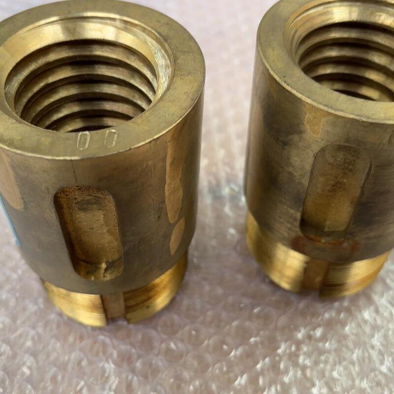 Negotiable Price for Copper Nut for Screw Rod, Qiqihar C5225 Lathe Accessories, Horizontal Nut with Internal Thread 50X8