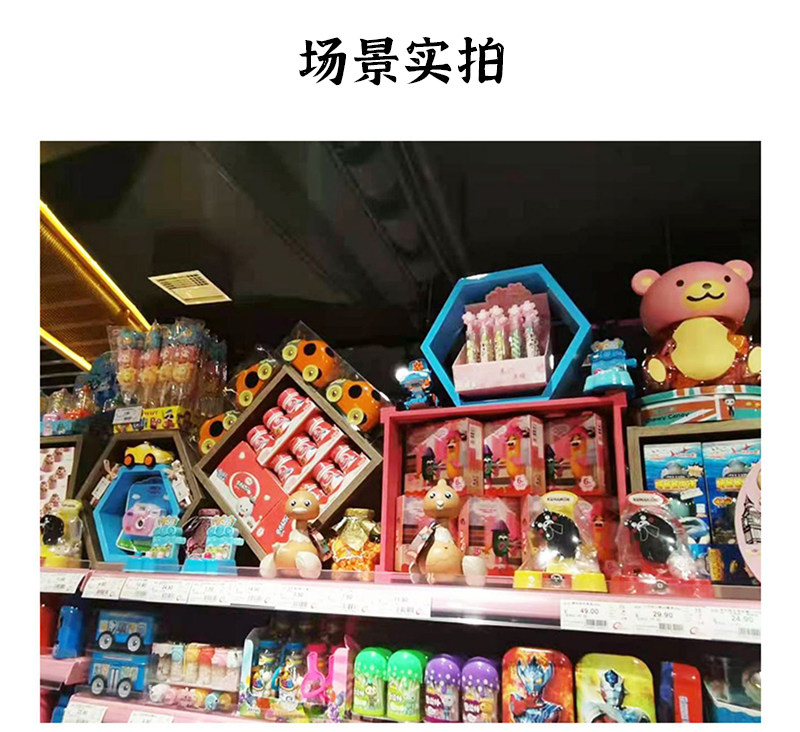 Коммерческие Соединенных Штатов Чэнь 货架端头多边木盒子木框自由组合陈列木箱高端六边形箱顶层陈列