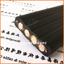 Special flat cable for driving) flexible single (double) steel wire driving crane crane crane flat cable