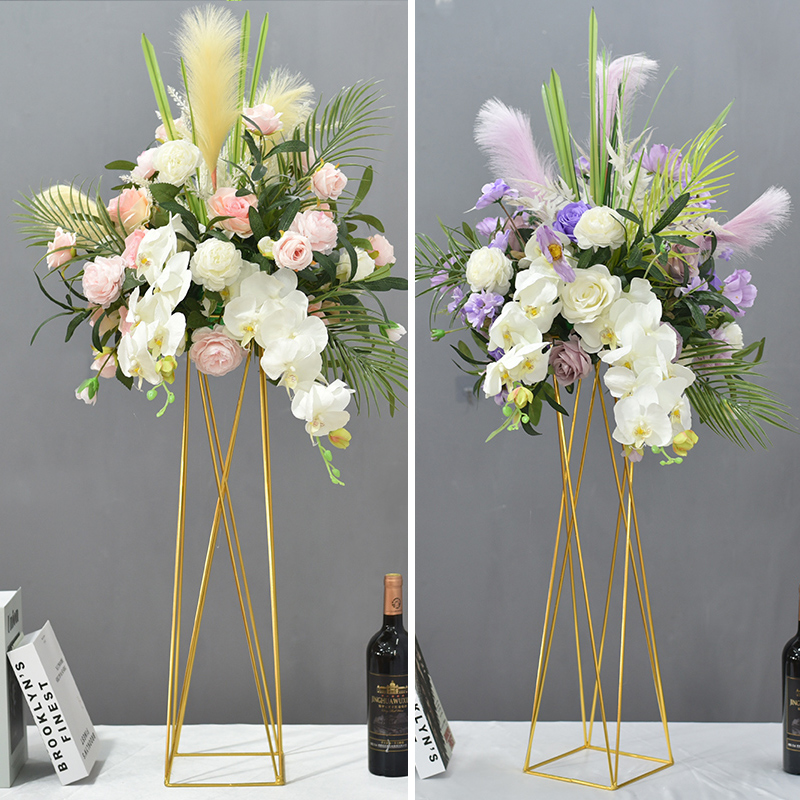 Wedding simulation flower art road lead flower hotel main table flower shop window ktv opening auto show decoration props