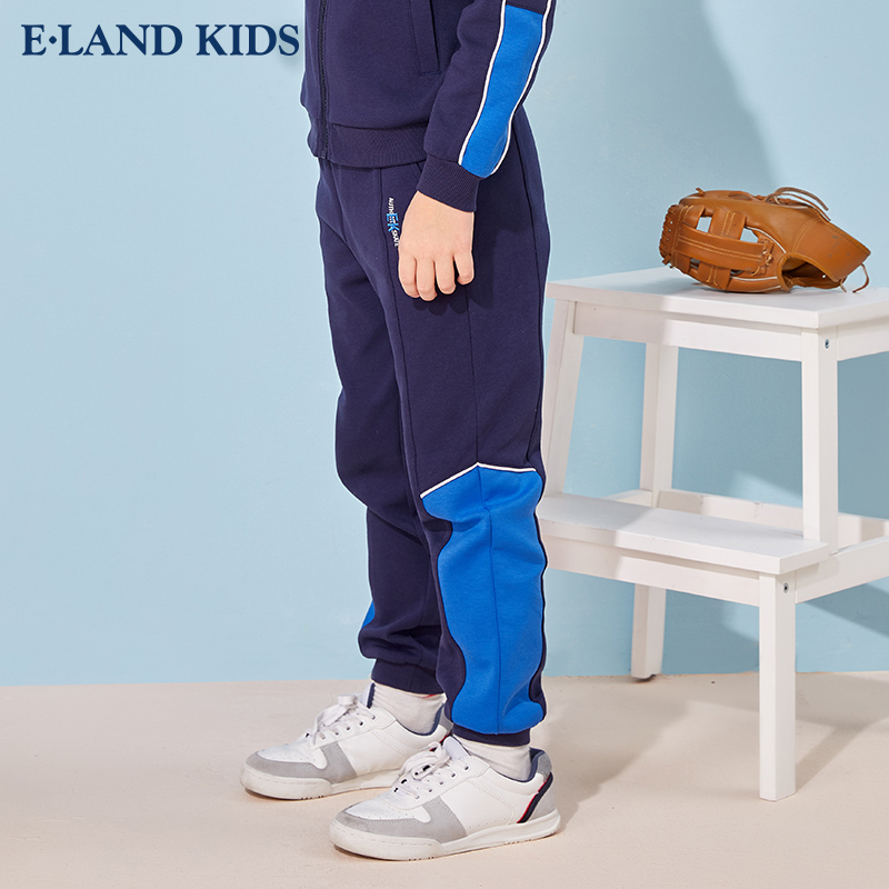 Elandkids bé ăn mặc chàng trai mới thể thao giản dị Anh stidon quần cho mùa xuân năm 2020.