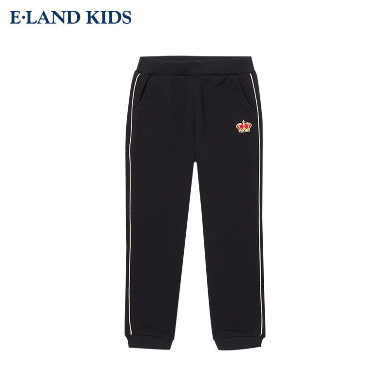 Elandkids bé váy 2019 mùa đông cô gái mới sweatpants cộng nhung quần dài dày thường