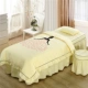 bông bedspread denim câu lạc bộ spa cao cấp làm đẹp da quản lý thẩm mỹ viện massage cơ thể thân thiện với da nhỏ gọn trắng - Trang bị tấm
