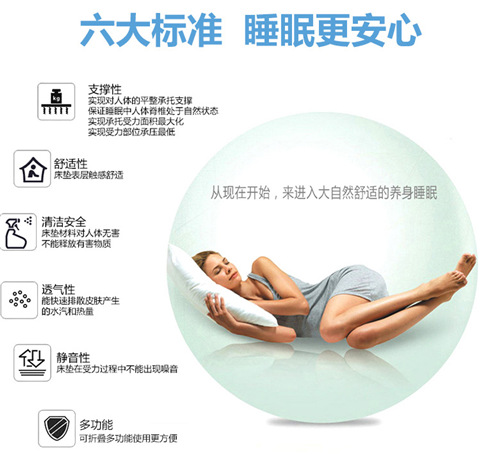 Cầm tay gấp đất pad sàn ngủ tatami nệm ngủ trên gấp tạo tác văn phòng nap đệm nghỉ trưa pad - Nệm đệm lò xo everon