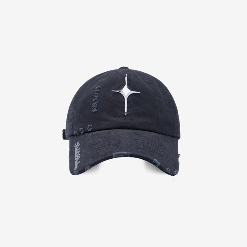 Charm Kebab Japanese designer joint section to make old broken hole baseball cap lovers duck tongue cap with a small female-Taobao