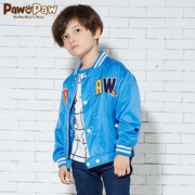 Pawin Paw cartoon Cubs Cubs Kids Fall trai bóng chày Collar Jacket Kids Jacket Tính Tide.