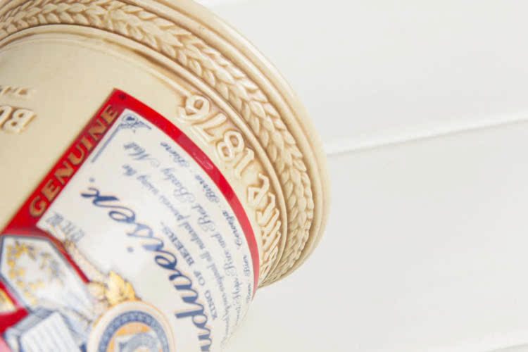 百威抖音德国陶瓷啤酒杯超大容量扎啤杯创意精