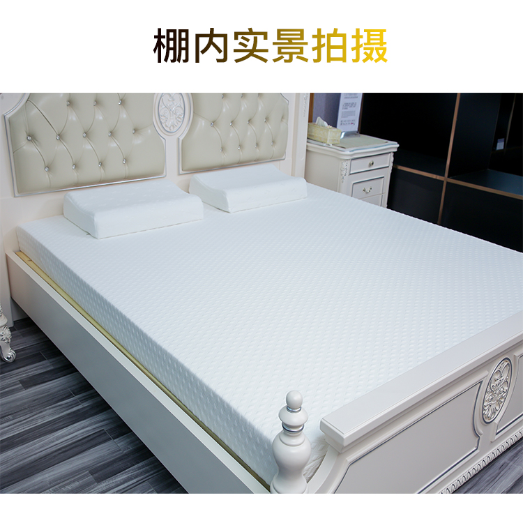 Nệm cao su 5cm Thái Lan nhập khẩu nguyên chất cao su nguyên chất 1,8m1,5m giường đôi chiếu Simmons tùy chỉnh - Nệm nệm cao su
