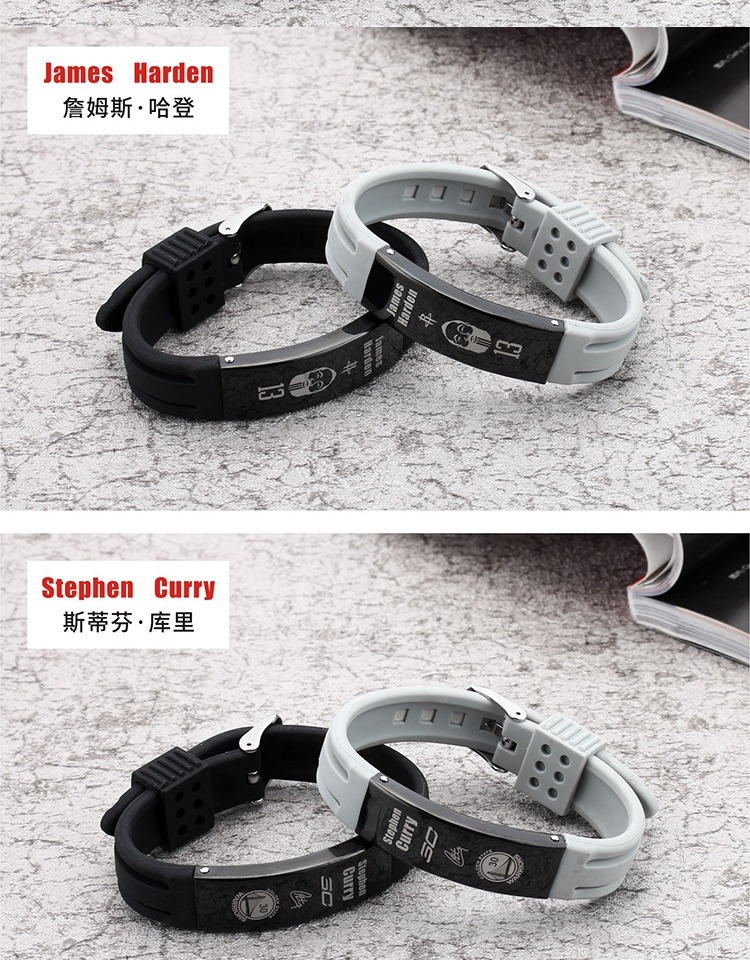 Vòng đeo tay bóng rổ thể thao Vòng đeo tay điều chỉnh vòng đeo tay nam Wei Shao Kebi Curry Harden Wade Owen James Rose quần áo bóng rổ rẻ	