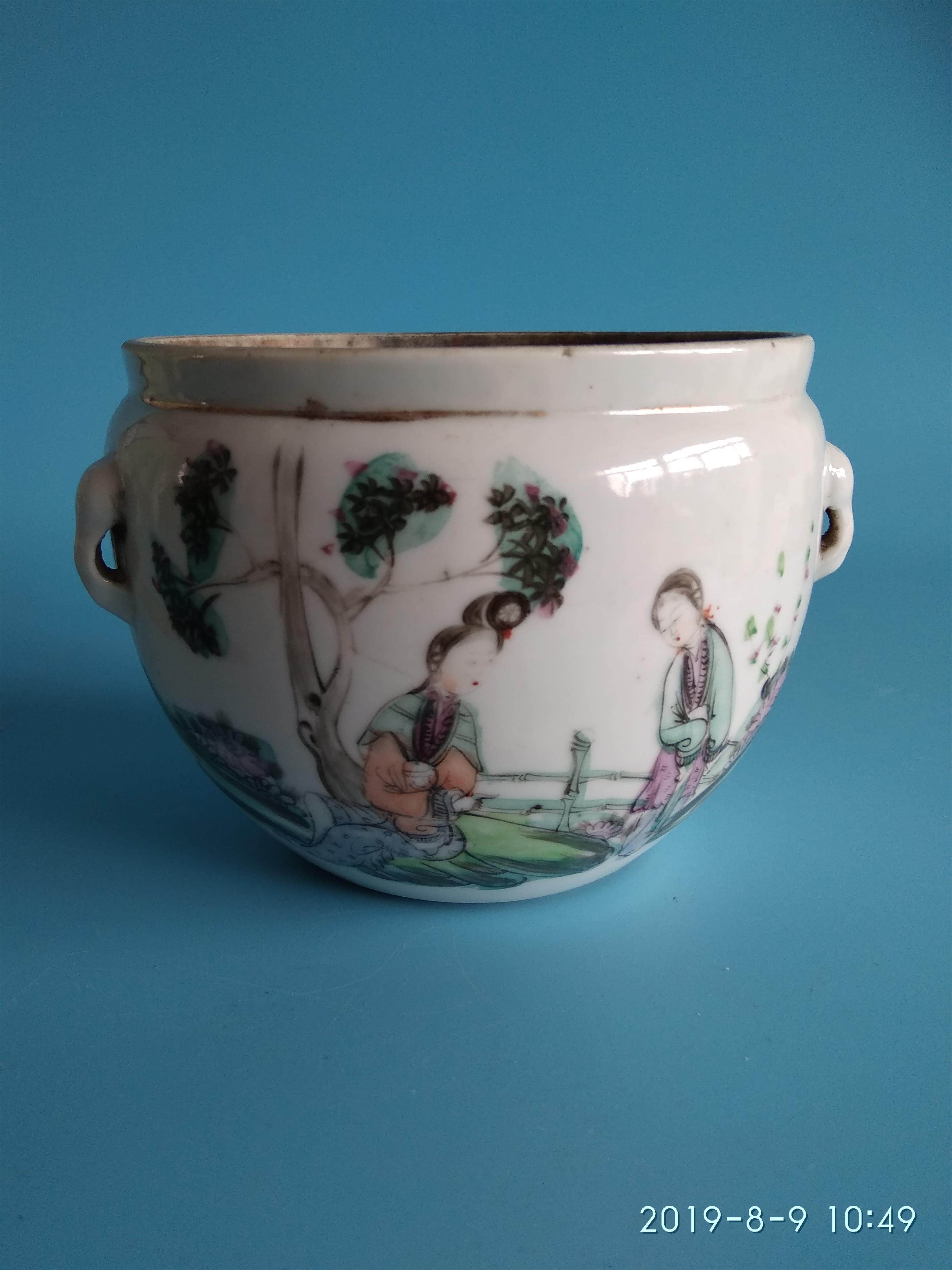 Jingdezhen hand-painted lady 
