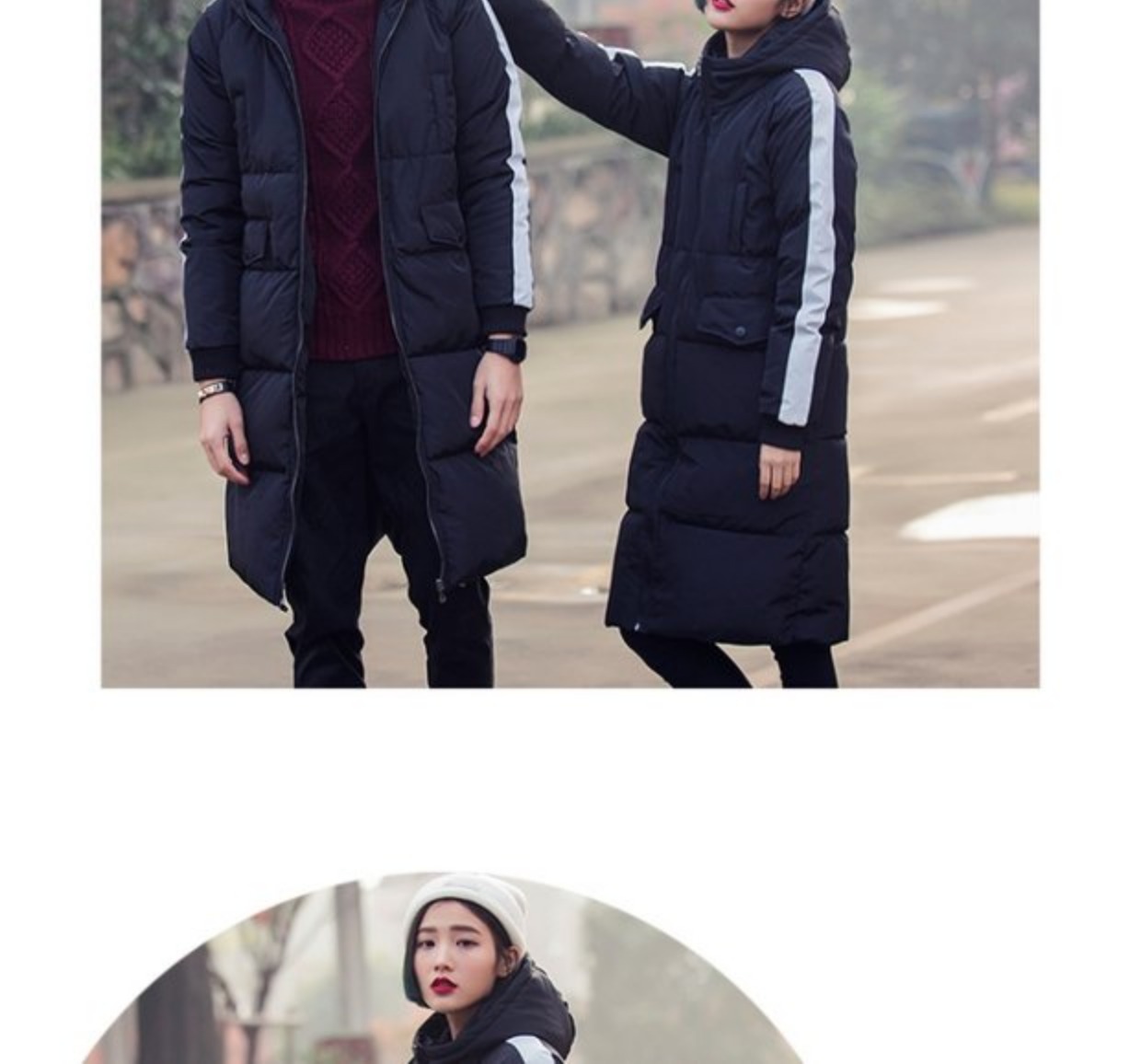 Áo khoác nam mùa đông cotton dài Hàn Quốc cặp vợ chồng sinh viên cotton áo khoác quần áo áo khoác kích thước lớn áo khoác cotton trẻ trung đồ thể thao nam