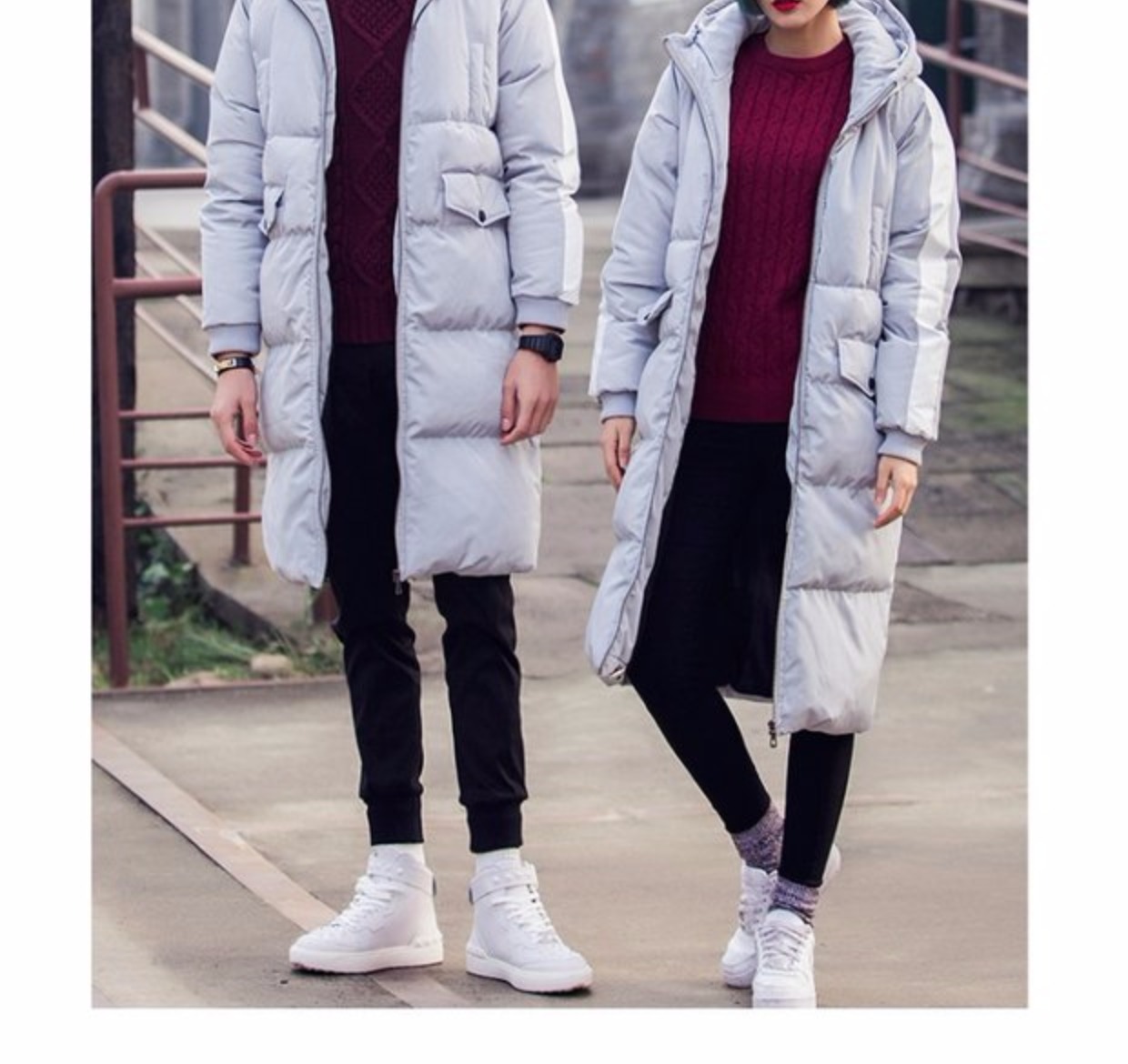 Áo dài nam dày áo cotton ấm Phiên bản Hàn Quốc của thủy triều Slim thanh niên quần áo cotton mùa đông học sinh nam và nữ áo khoác kaki nữ