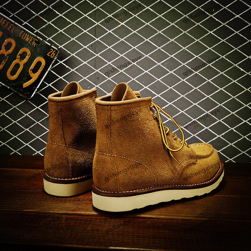 YQF875 Red Tornado Size 35-52 Super Quality Genuine Cowhide Leather Handmade Goodyear Biker Boots Special Colours Custom Made