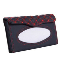 Car Tissue Box Hanging Red Wine Subsection Car Visor Pumping Towels Visor Front Stop Cd Splint Sleeve