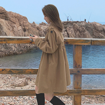 Autumn Maternity Windbreaker Jacket Spring and Autumn Outer Wear 2024 New Small Large Size Loose Belly Covering Fashion Top