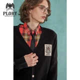 PLORY Осенний трикотажный пластырь, значок, трикотажная куртка, свитер