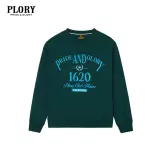 PLORY Осенний свитшот с круглым воротником, трендовый комплект, оверсайз