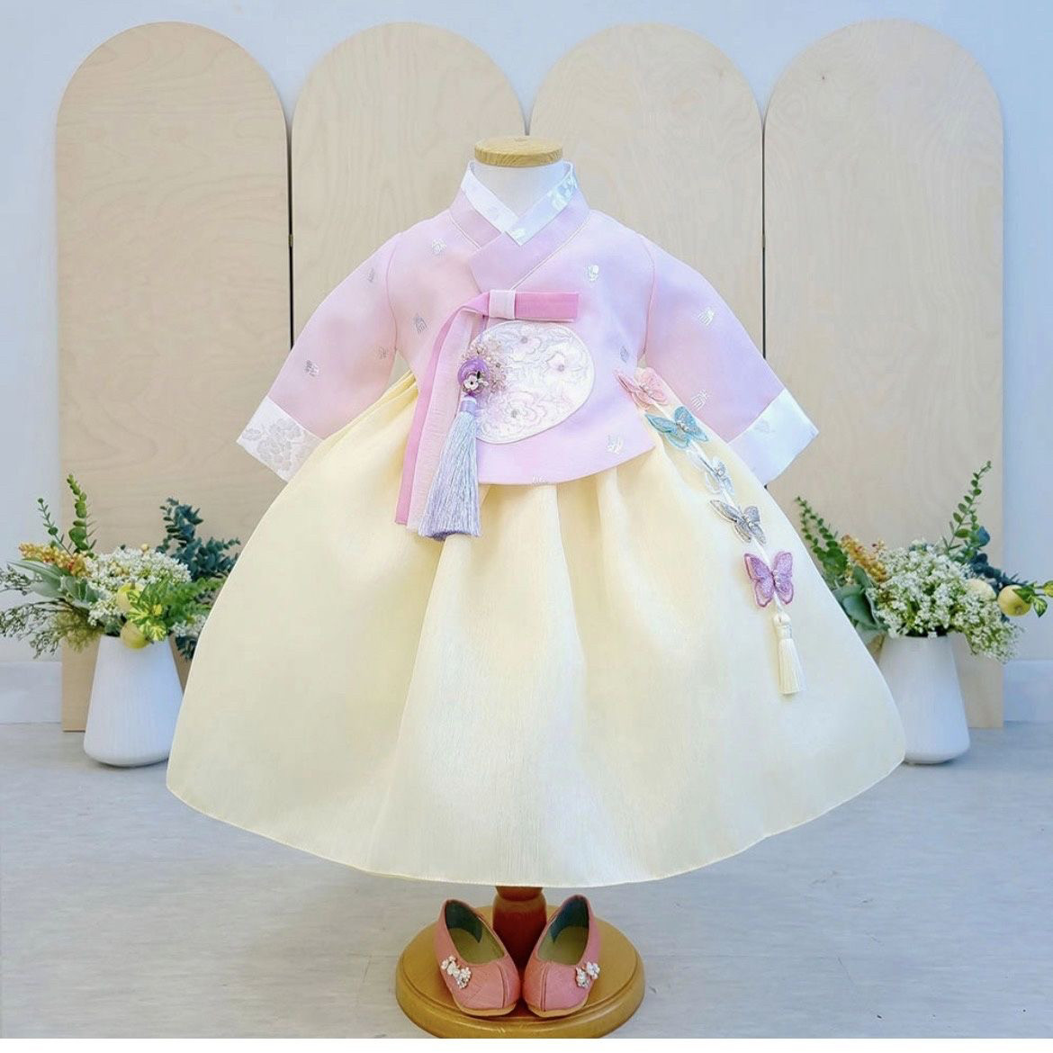 Korean traditional festival dress | Girls' dance performance clothes