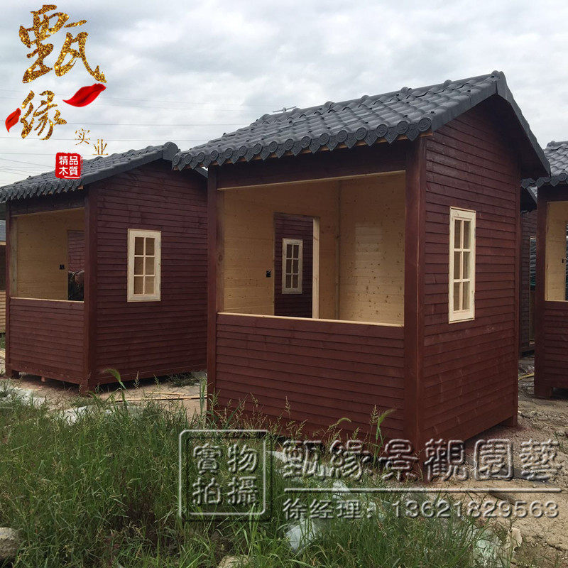 Zhangzi Pine Embalming Wood Mobile Sales Kiosk Outdoor Sales Truck Carbonated Milk Tea House Wind Park Scenic Booth Simple Chalet