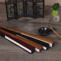 Wenfang Four Treasure Xuan paper blank fan face folding fan country painting Calligraphy Creating Fan Handle Engraving Fan Hollowed-out Fan 10-inch