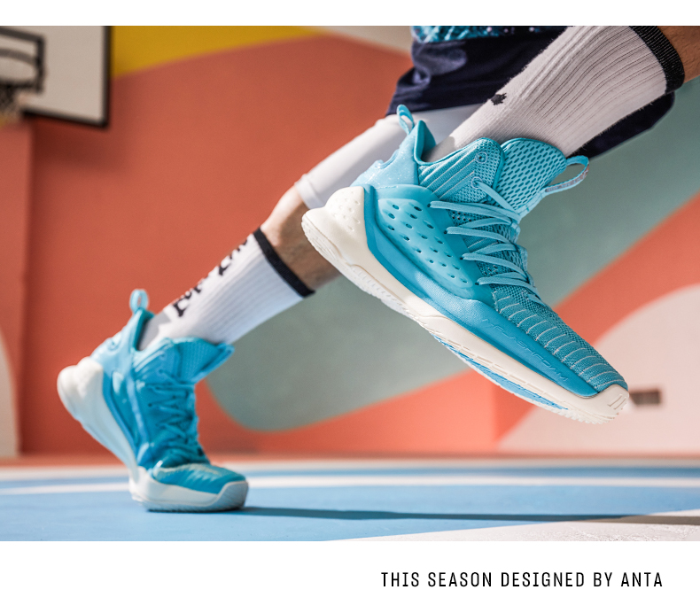 Anta KT4-SPLASH Thompson bốn thế hệ giày bóng rổ thế hệ nước nam giày mùa hè chống giày NBA - Giày bóng rổ sneaker nam