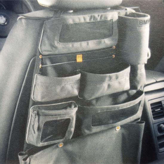 High-end outlet German collection bag car multifunction rear seat hanging bag for car anti-kick onboard storage bag