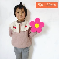 В форме цветка, красный, 20см