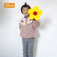 В форме цветка, желтый, 25см