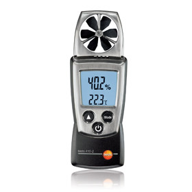The Testo 410-2 mini impulsometer from Testo de Tu, Germany, was originally installed