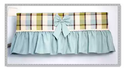 Korean pastoral grid Gree * Midea Haier air conditioning cover wall-mounted air conditioning 1 5P dust cover*Can be customized to start without taking