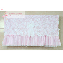 TV display dust cover cloth lace Korean pastoral display cover cloth Simple curved TV set LCD