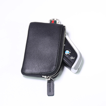 Headlayer Bull Leather Mini Car Key Bag Minima Home Small Key Bag Men And Women Card Bag Zero Wallet