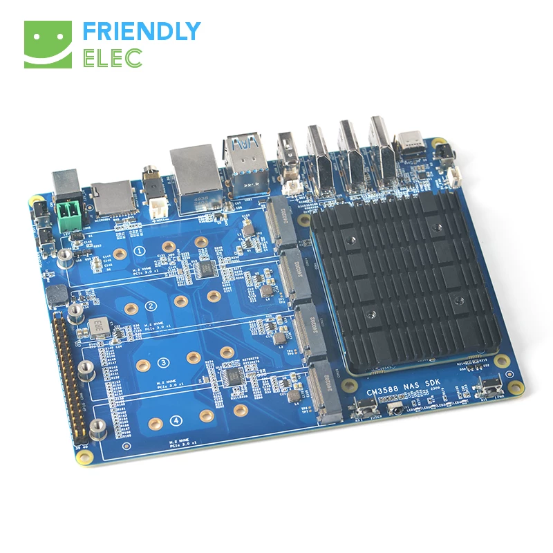 Friendly CM3588 Plus базовая плата 32GB Rockchip RK3588 development board NAS SDK набор 8K декодирование