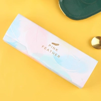 Серия перьев светло-синий разрыв