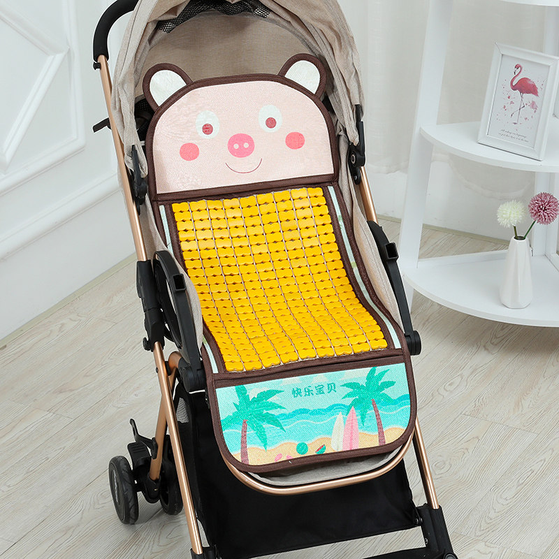 Baby cart cool seat cushion summer baby general breathable ice filament double face baby cart cart