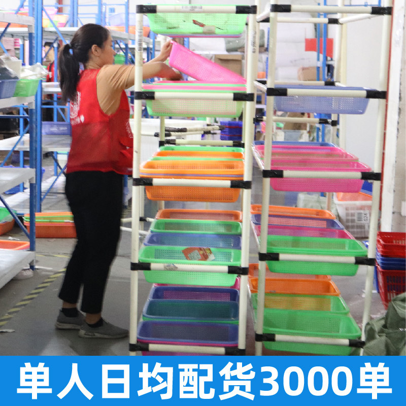 Electric Commercial Pickup Truck Warehouse Accessories Sorter Pick-up Truck Pick-up Truck With Wheelbarrow Express Delivery Pulled Goods Warehouse Sub-Inspection Car