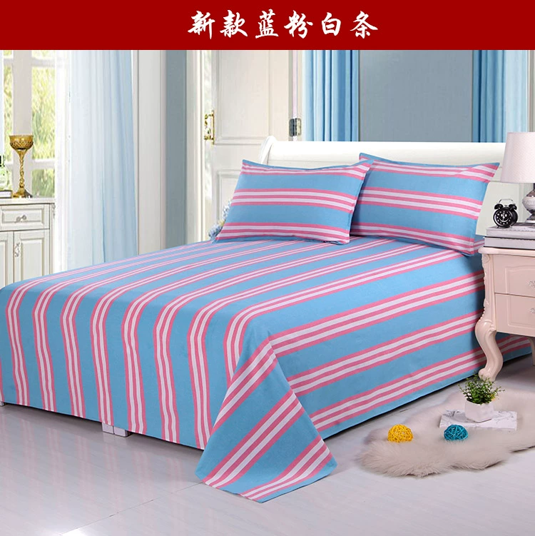 Đặc biệt cung cấp toàn bộ dày vải thô cũ tấm đơn / ba bộ / bốn bộ / chăn che ký túc xá sinh viên ra giường cotton