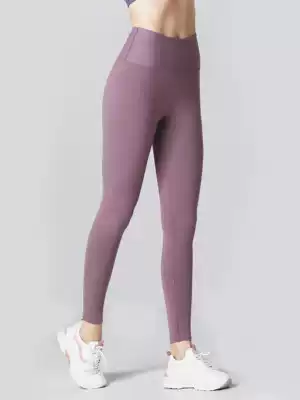 VH fitness yoga pants women's nude feeling high waist can be worn outside, elastic tight, quick-dry, hip-lifting and long running pants Spring