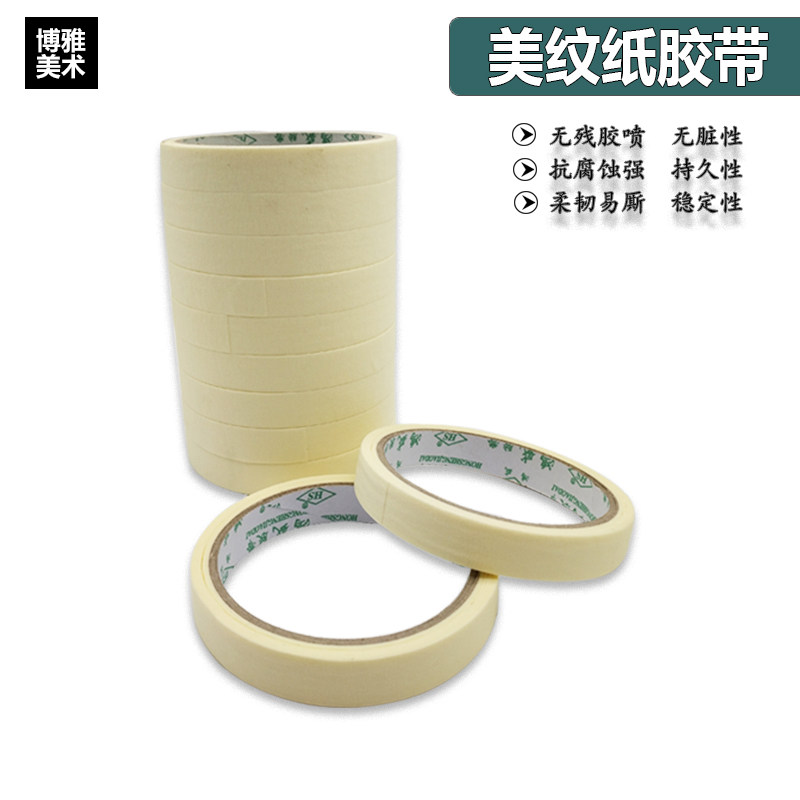 Wholesale paper tape tape office can write textile paper