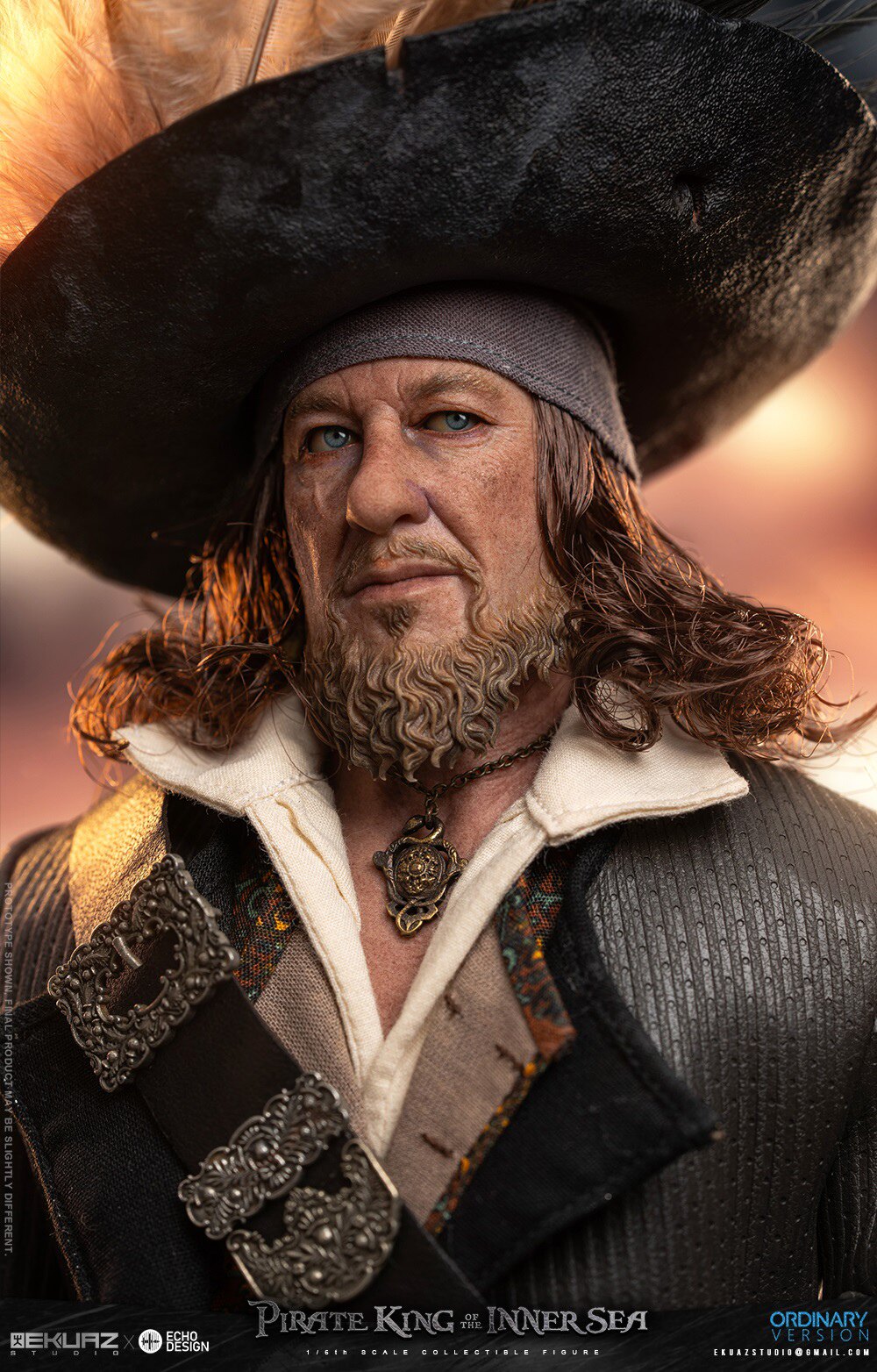 EKUAZ Studio EKS012D 1/6 Captain Barbosa Pirates of the Caribbean