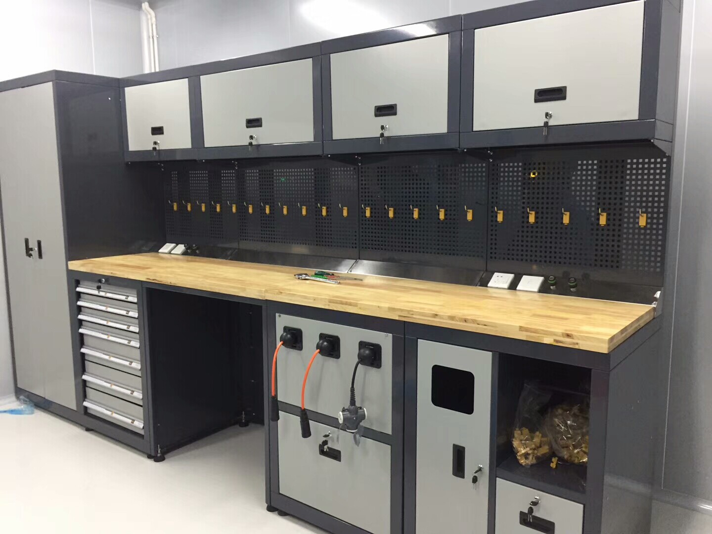 Flying Eagle Combination Tool Cabinet Double Door Storage Cabinet Maintenance Multi-function Toolbox Seven-layer Tool Cart