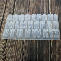 DIY small night light 26 lowercase and lowercase English letters mold Epoxy crystal AB epoxy special digital characters