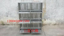 Stainless steel cage Three-layer six-grid chicken cage Pet cage Rabbit cage Dog cage Cat cage (conventional)